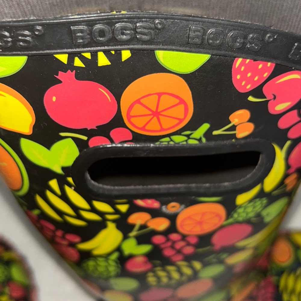 Bogs Women's Colorful Fruit Print Rain Boots - Picture 6 of 9
